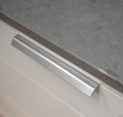 Tirador para mueble Side 160 Aluminio Plata canto cepillado