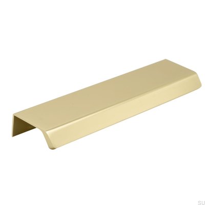 Tirador para mueble Side 160 Aluminio Oro canto cepillado
