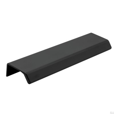 Tirador para mueble Edge Side 160 Aluminio Negro Mate
