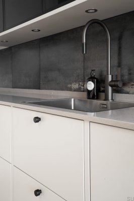 Pomo para mueble Esther Acero Negro Mate