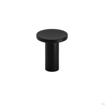 Pomo para muebles Sture 18, latón, negro mate
