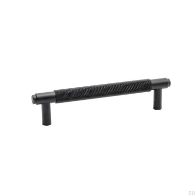 Tirador para mueble alargado Riff 128 Aluminio Negro Mate