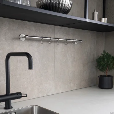 Estante de cocina Aveny 640 acero inoxidable cepillado
