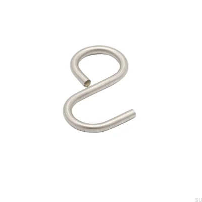 Ganchos para estantes de cocina Aveny de acero inoxidable cepillado