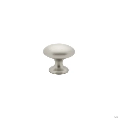 Pomo para mueble 401 Care Silver Cepillado