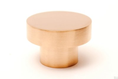 Pomo para mueble Dot 50 Latón Cepillado Sin pintar