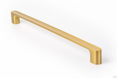 Tirador para mueble oblongo Luv 320 Oro Cepillado Cava