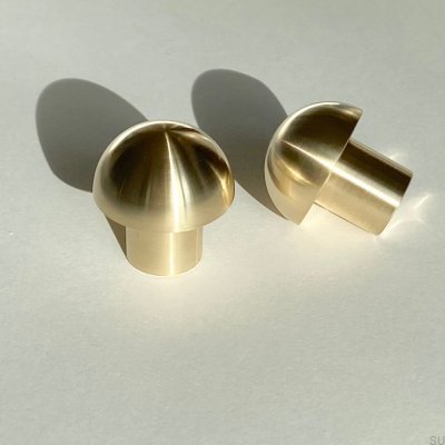 Pomo para mueble Marbelo 03 de latón cepillado