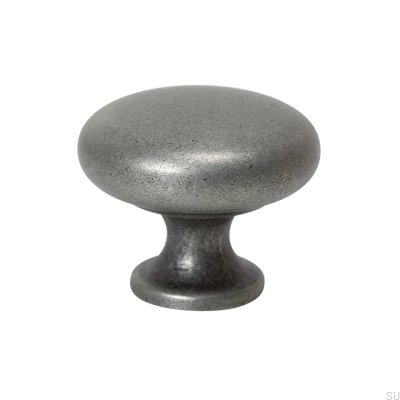 Pomo para mueble Duke Plata envejecida