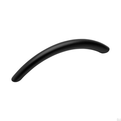 Tirador para mueble oblongo 7860 96 Black Metal