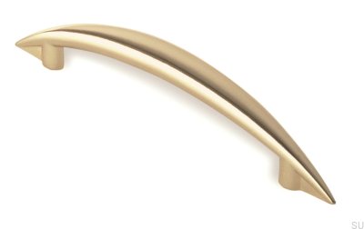 Tirador para mueble alargado 809 96 Oro Pulido