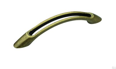 Tirador para mueble alargado 1026 96 Oro Antiguo