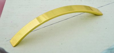 Tirador para mueble alargado 1029 128 Oro Pulido