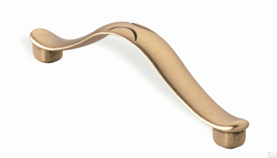 Tirador para mueble alargado 1197 96 Oro Antiguo
