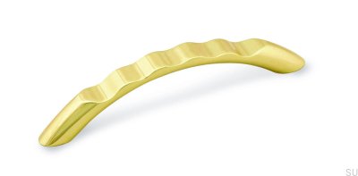 Tirador para mueble alargado 1246 96 Oro Pulido