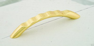 Tirador para mueble alargado 1246 96 Oro Pulido