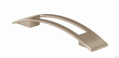 Tirador para mueble alargado 2113 96 Níquel cepillado