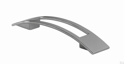 Tirador para mueble alargado 2113 96 Cromo brillo