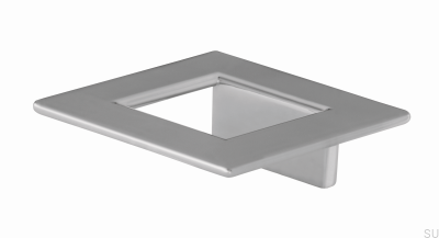 Tirador para mueble cuadrado 2057 Plata Mate
