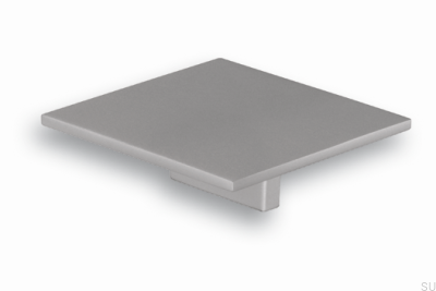 Tirador para mueble cuadrado 2053 Plata Mate