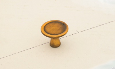 Pomo para mueble 2148 Oro Antiguo Cepillado