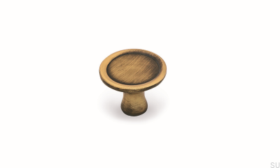 Pomo para mueble 2148 Oro Antiguo Cepillado