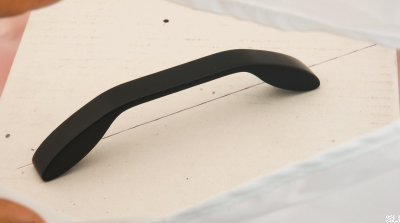 Tirador para mueble alargado 2266 Metal Negro Mate