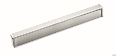 Tirador para mueble alargado 1907F 96 Níquel cepillado