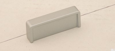 Tirador para mueble alargado 1907F 32 Plata Cepillado