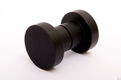 Pomo de puerta de doble cara Dot 50 aluminio negro