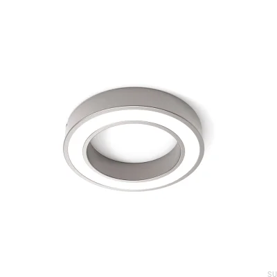 Foco LED Holl D-M Superficie Acero Cepillado