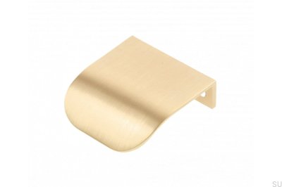 Tirador para mueble Fiord 32 borde oro cepillado