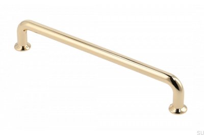 Tirador para mueble alargado Nord 128 Oro Pulido
