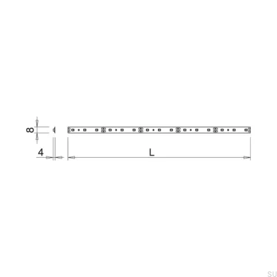 Tira LED Flexy HE CH 5000 24V/48W 3100K