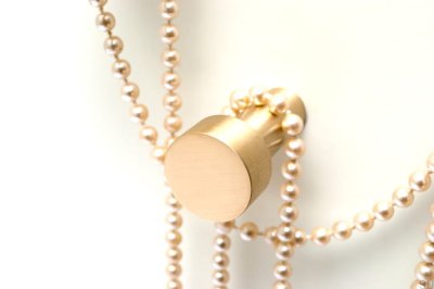 Colgador de pared Dot 55 Latón pulido sin pintar