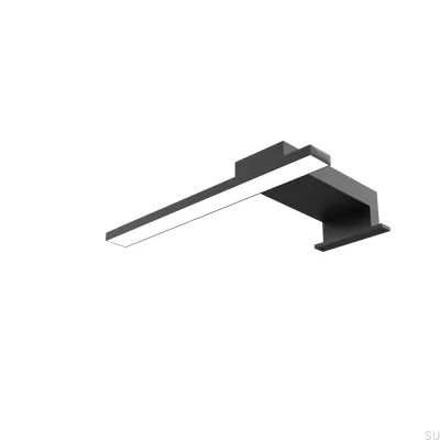 Lámpara de baño encima del espejo Aplique LED Lady 500 mm Negro