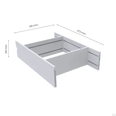 Inserto de cajón Flex 500 (473 mm) Blanco