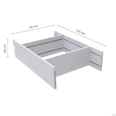 Inserto de cajón Flex 550 (523 mm) Blanco