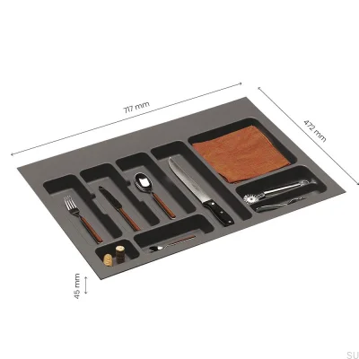 Cubiertos Classic 800 mm Gris oscuro