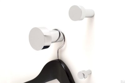 Colgador de pared Dot 55 Acero cepillado