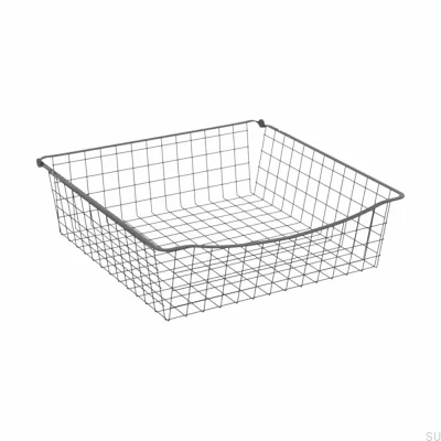 Cesta de rejilla 150/600 mm Gris oscuro