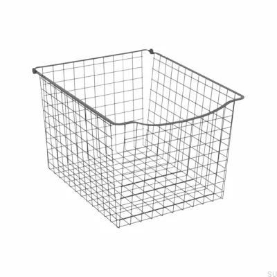Cesta de rejilla 330/500 mm Gris oscuro