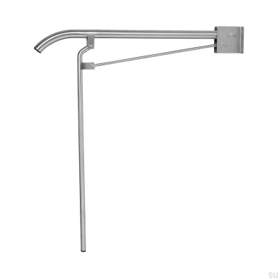 Barra de WC basculante con soporte 40130 Acero