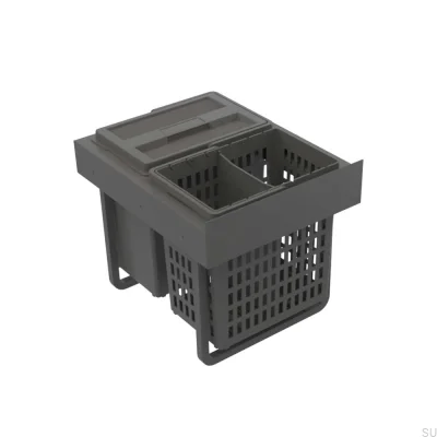 Sistema de clasificación de residuos Select Base Eco Gris oscuro