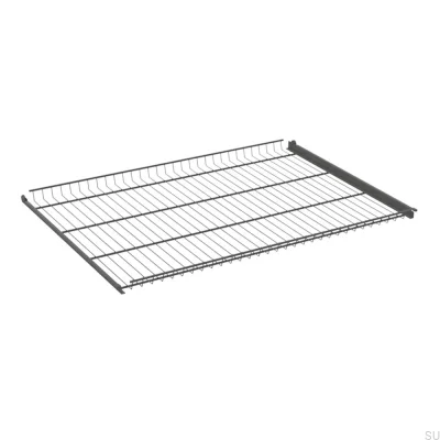 Estante de rejilla 800 mm Gris oscuro