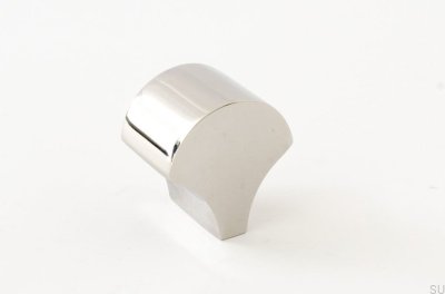 Pomo para muebles Feather 28 de acero inoxidable pulido