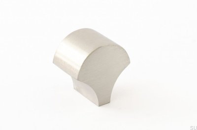Pomo para mueble Feather 28 acero inoxidable cepillado