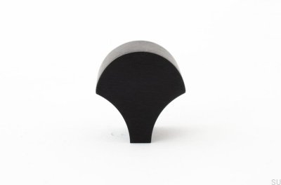 Pomo para mueble Feather 28 Aluminio Negro