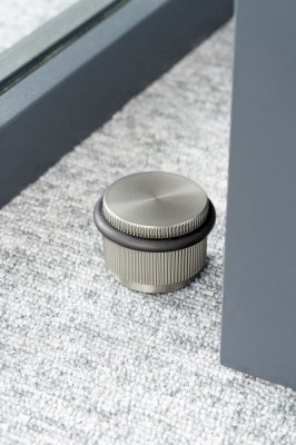 Tope de puerta de suelo Arpa Silver
