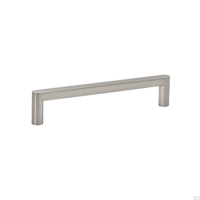 Tirador para mueble alargado Inez 128 Plata Cepillado